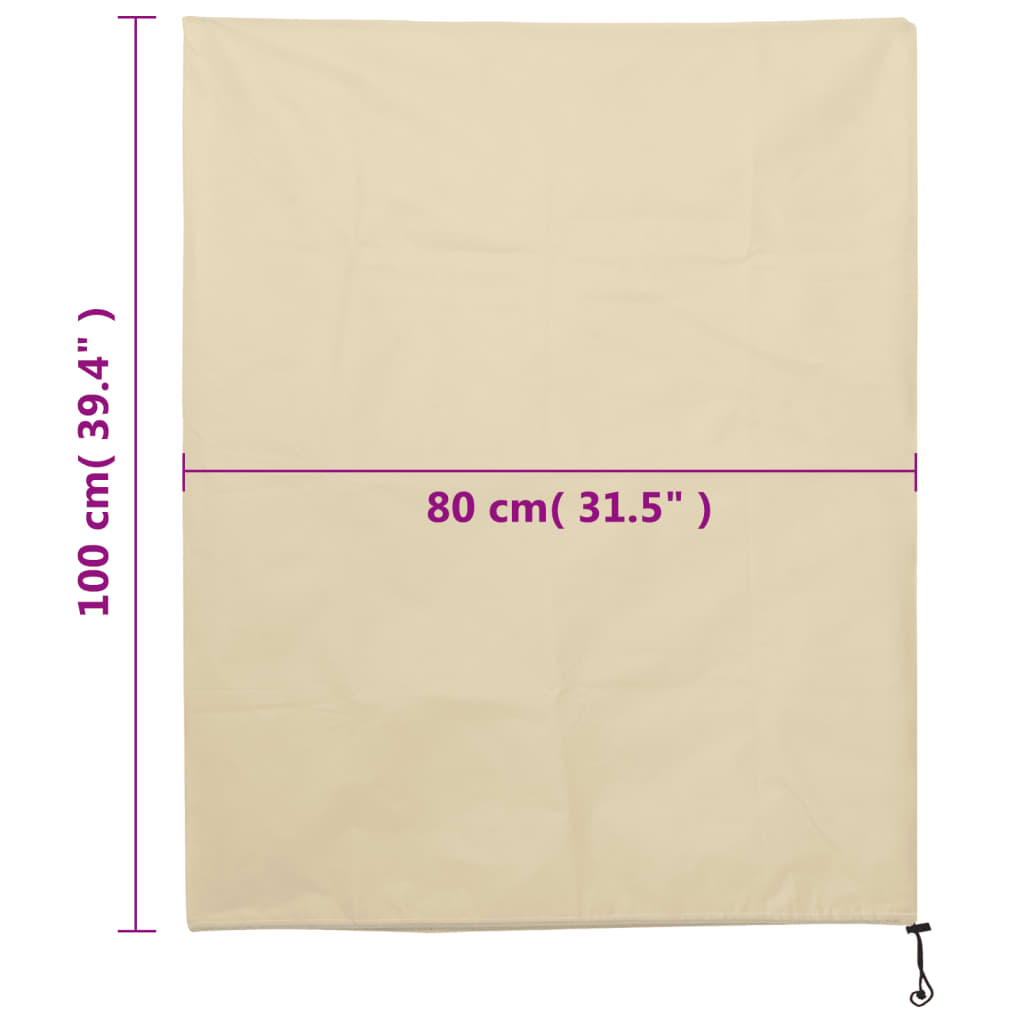 Coperture con Coulisse per Piante 8pz 70 g/m² 0,8x1 m