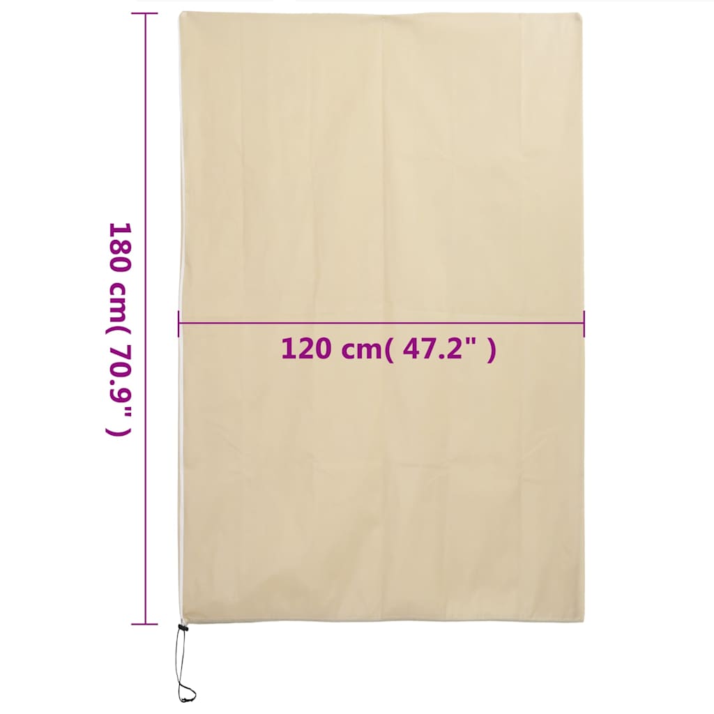 Coperture con Cerniera per Piante 4pz 70 g/m² 1,2x1,8 m