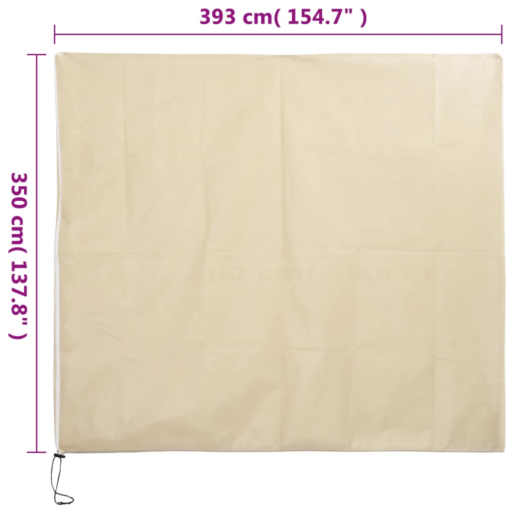 Coperture con Cerniera per Piante 2pz 70 g/m² 3,93x3,5 m