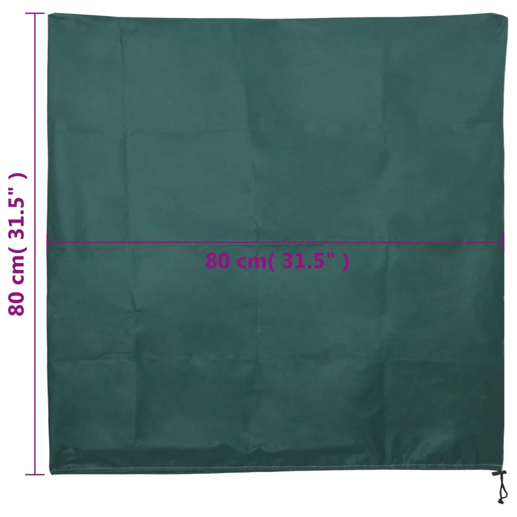 Coperture con Coulisse per Piante 8pz 70 g/m² 0,8x0,8 m