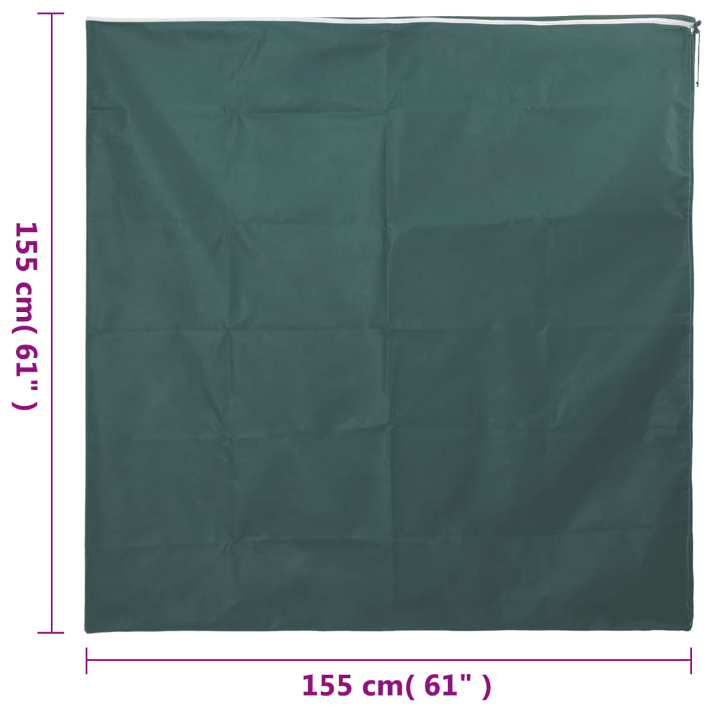 Coperture con Cerniera per Piante 4pz 70 g/m² 1,55x1,55 m