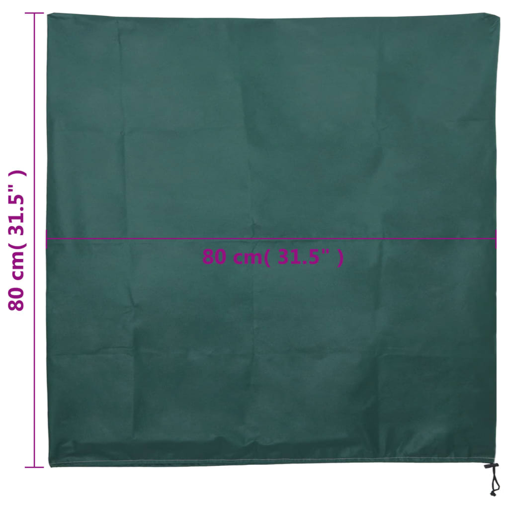 Coperture con Coulisse per Piante 12pz 70 g/m² 0,8x0,8 m