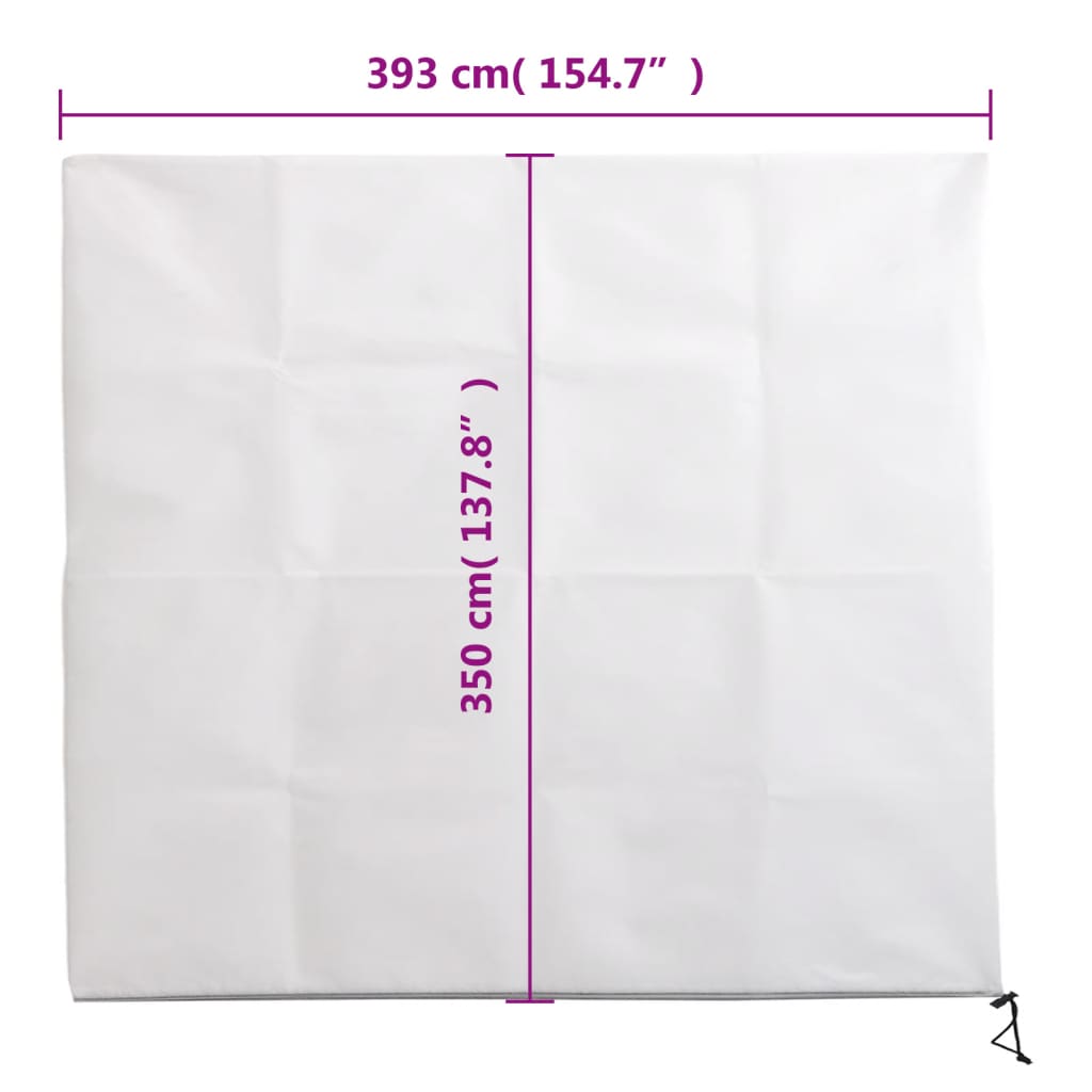 Coperture con Cerniera per Piante 10pz 70 g/m² 3,93x3,5 m