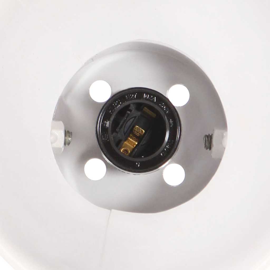 Lampada da Parete in Stile Industriale Bianca 45x25 cm E27
