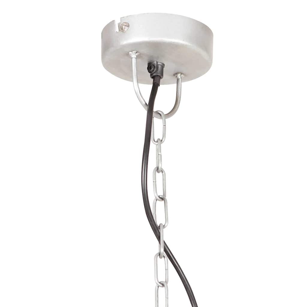 Lampada a Sospensione Vintage 25 W Argento Rotonda 41 cm E27
