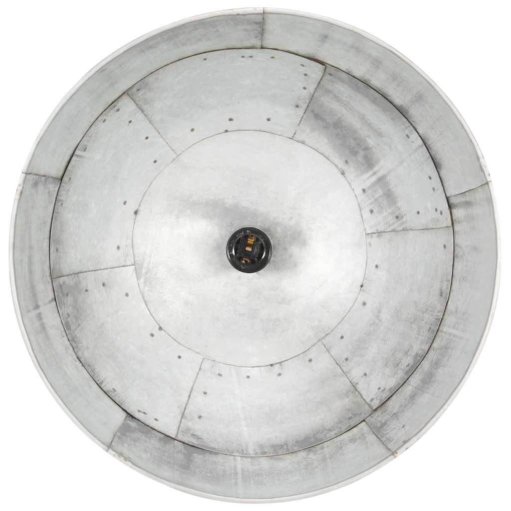 Lampada a Sospensione Vintage 25 W Argento Rotonda 41 cm E27