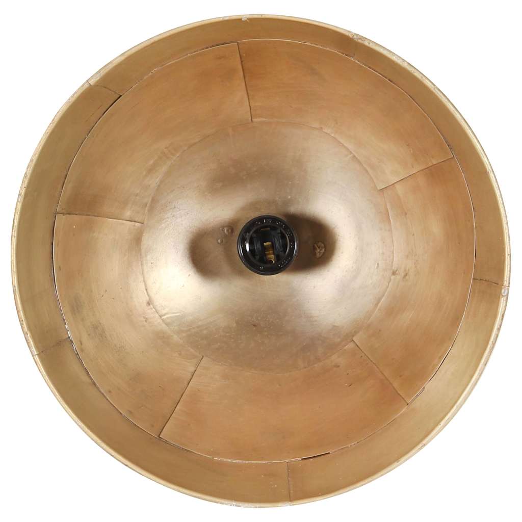 Lampada Industriale Vintage 25 W Ottone Rotonda 31 cm E27