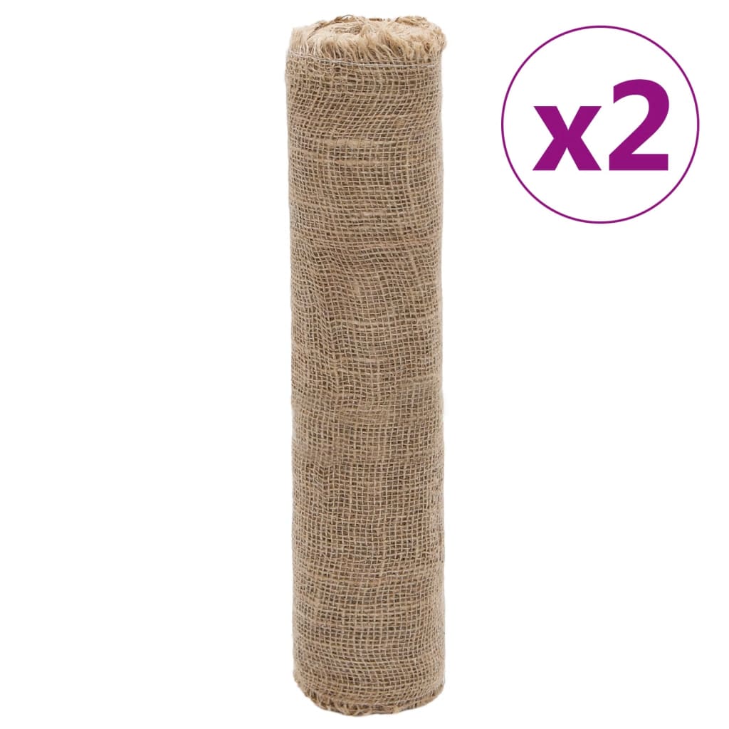 Rotoli in Iuta 2 pz 0,5x50 m 100% Iuta 200 gsm