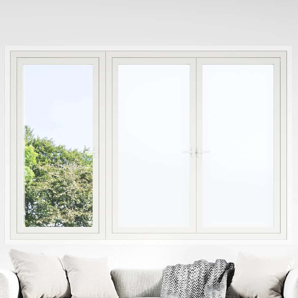 Pellicole Statiche Smerigliate Bianche 3pz in PVC
