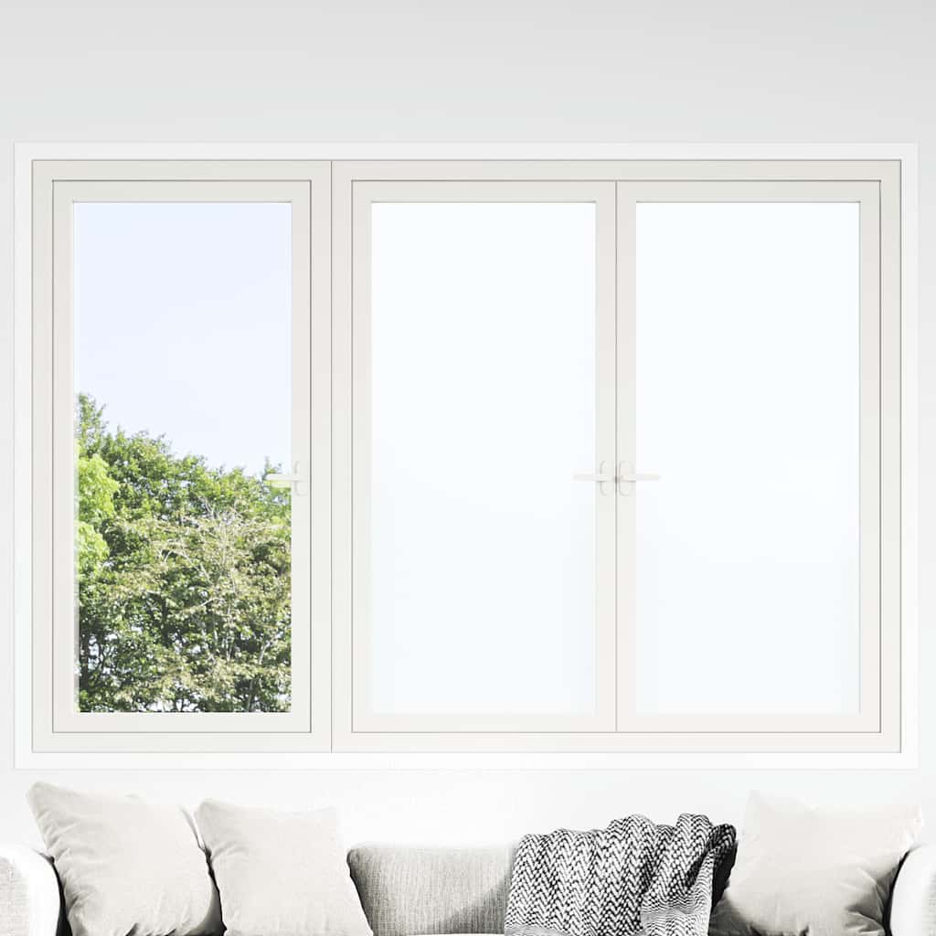 Pellicole Statiche Smerigliate Bianche 3pz in PVC