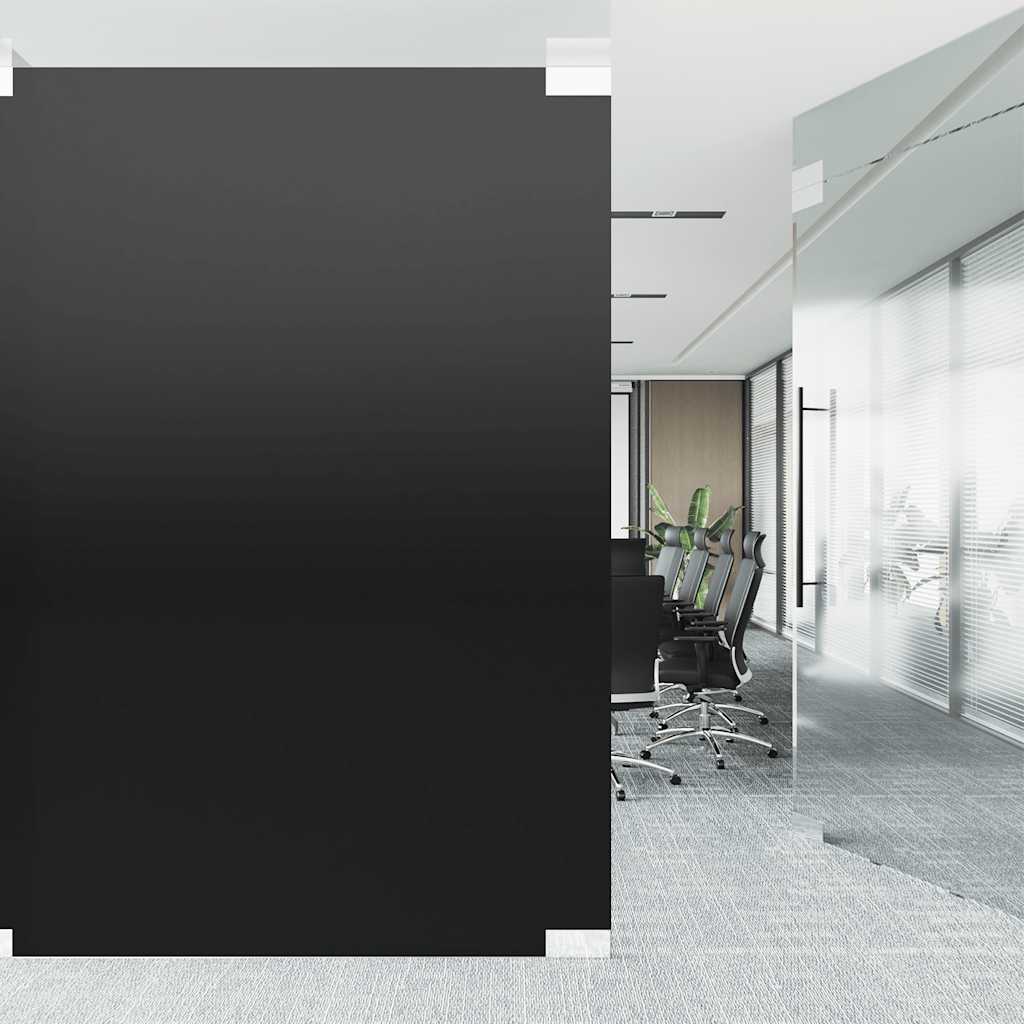 Pellicole per Vetri Statiche Smerigliate Nere 3pz in PVC