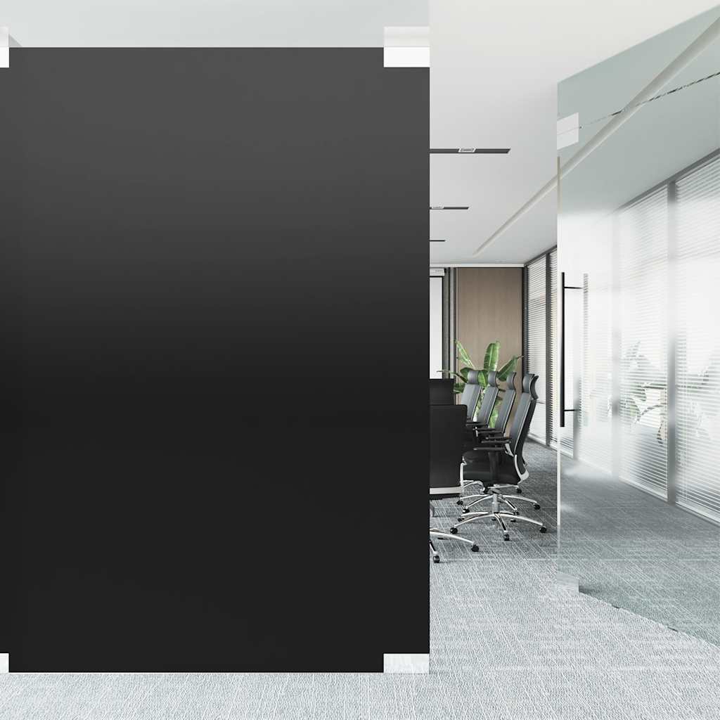 Pellicole per Vetri Statiche Smerigliate Nere 5pz in PVC