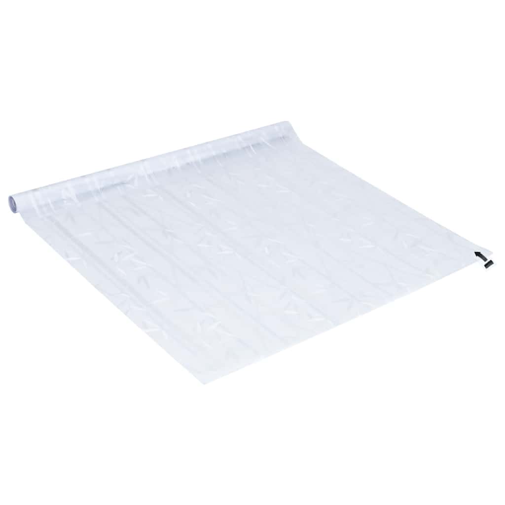 Pellicole per Finestre Smerigliate 4pz Motivo Bambù in PVC