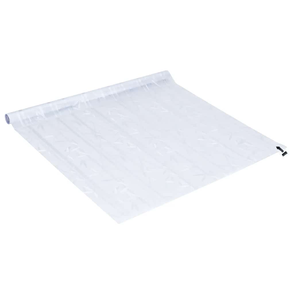Pellicole per Finestre Smerigliate 4pz Motivo Bambù in PVC