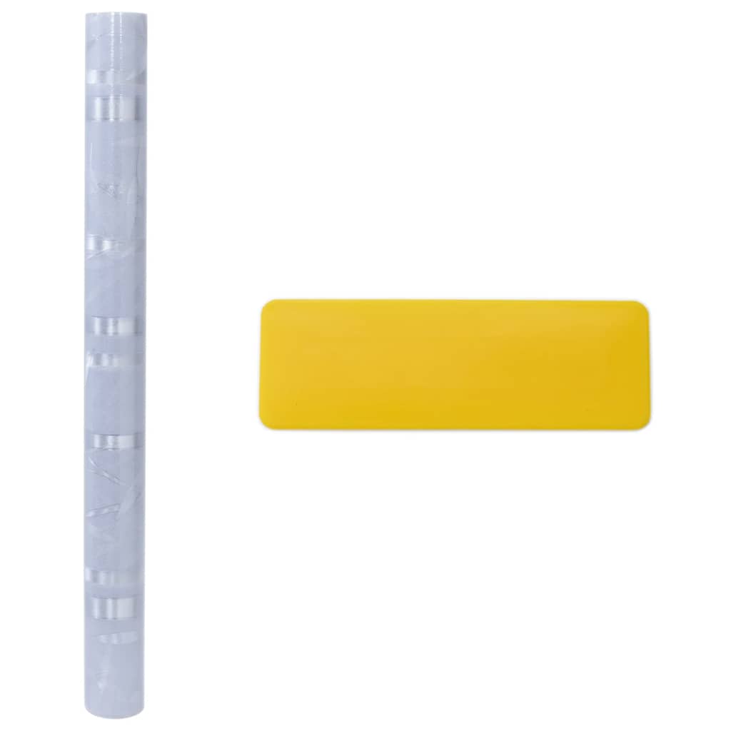 Pellicole per Finestre Smerigliate 4pz Motivo Bambù in PVC