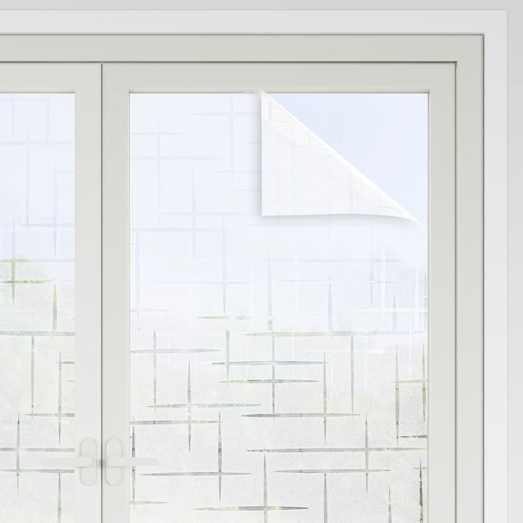Pellicole per Finestre Smerigliate 2pz Motivo Stella in PVC