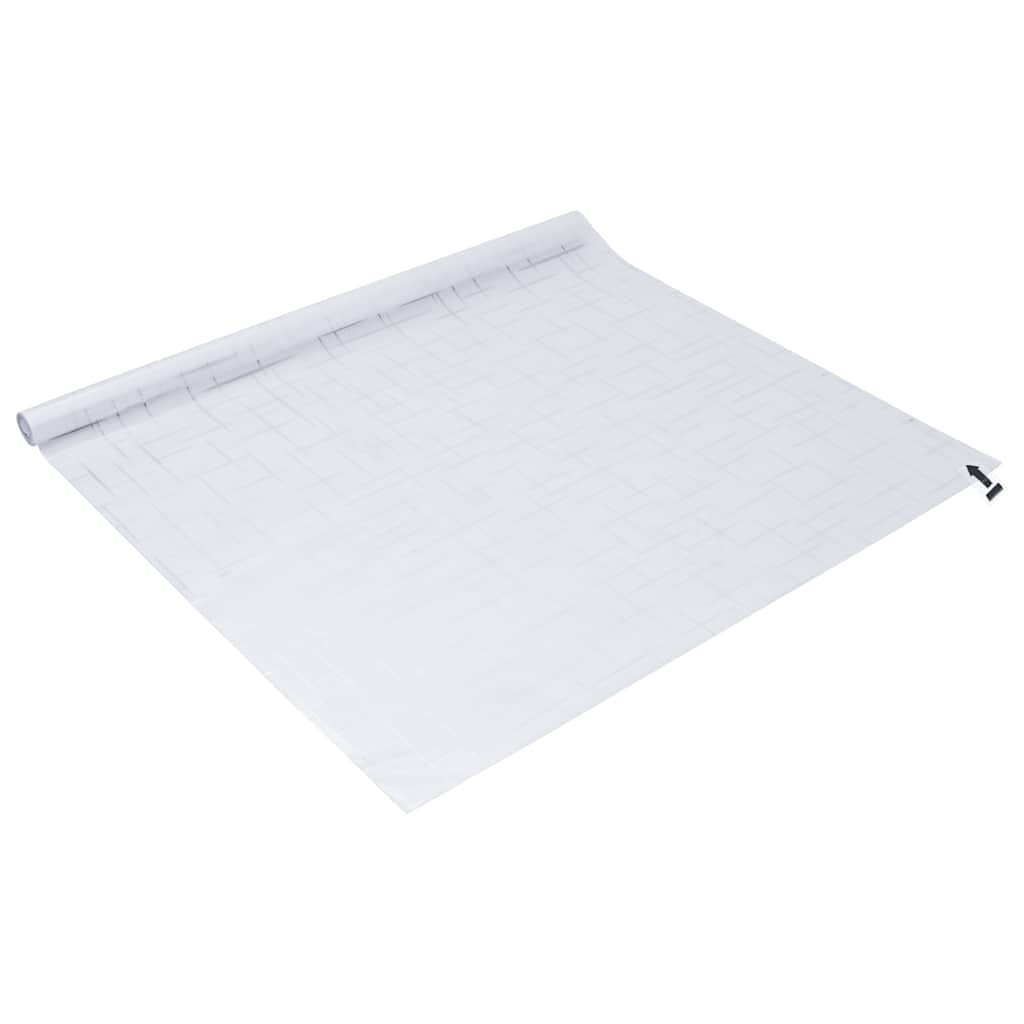 Pellicole per Finestre Smerigliate 4pz Motivo Stella in PVC