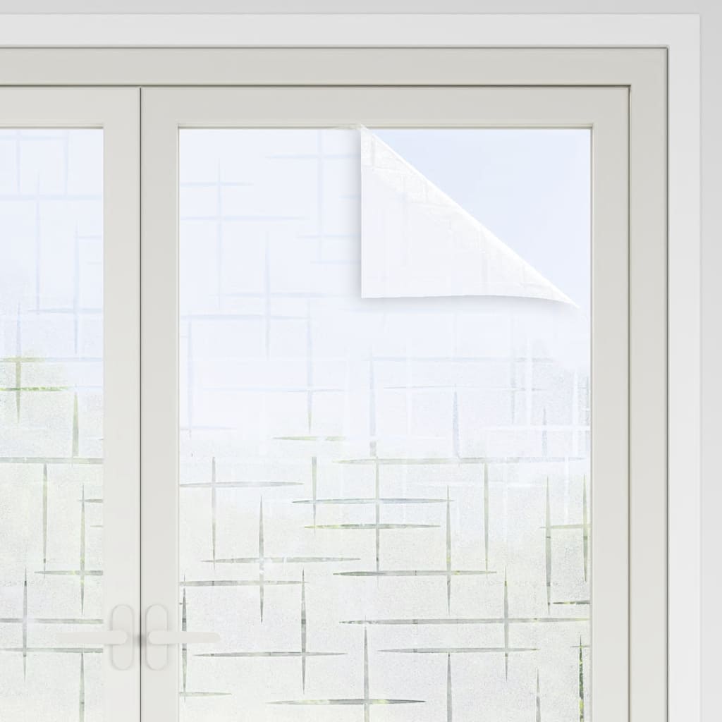 Pellicole per Finestre Smerigliate 4pz Motivo Stella in PVC