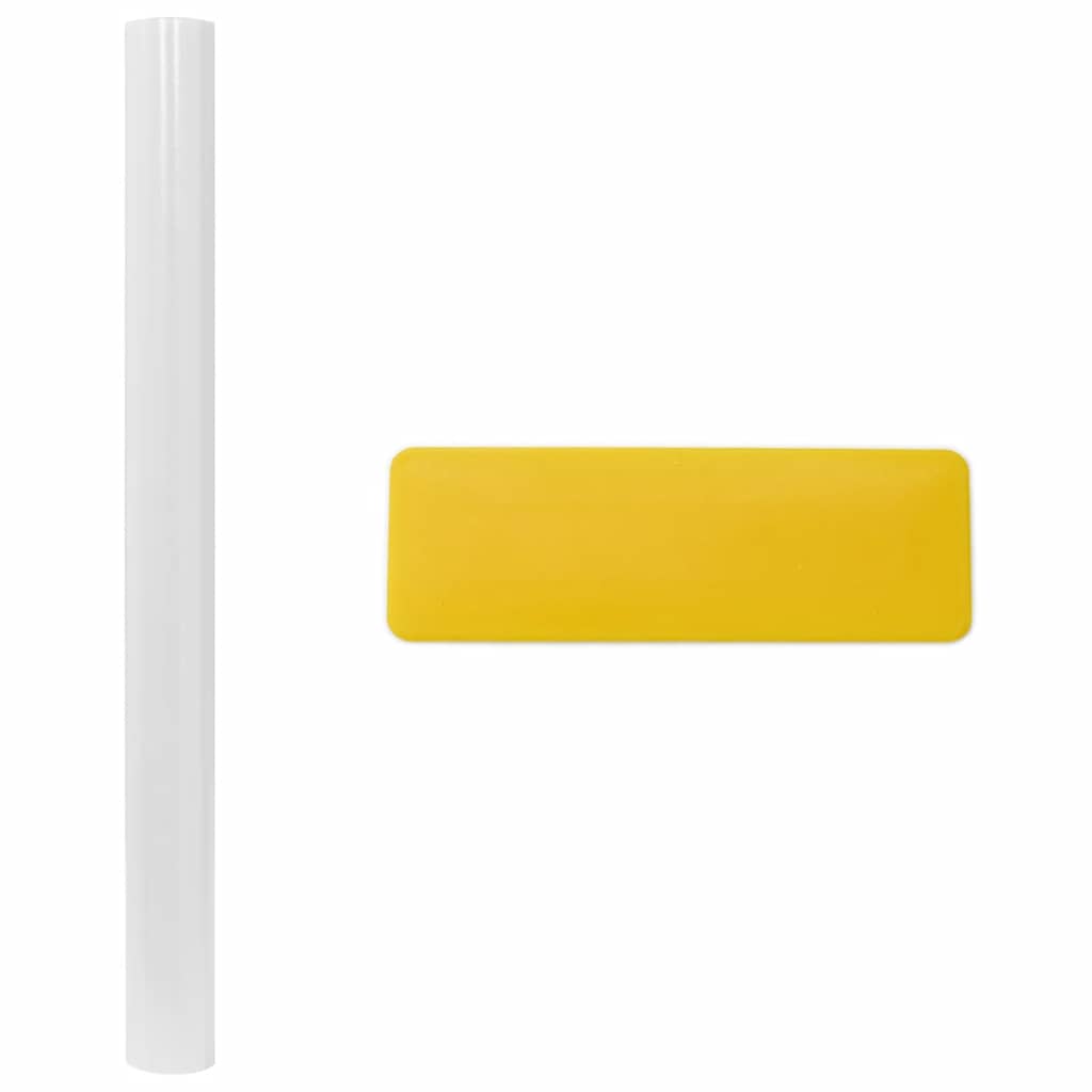 Pellicole per Finestre Smerigliate 4pz Motivo a Righe in PVC