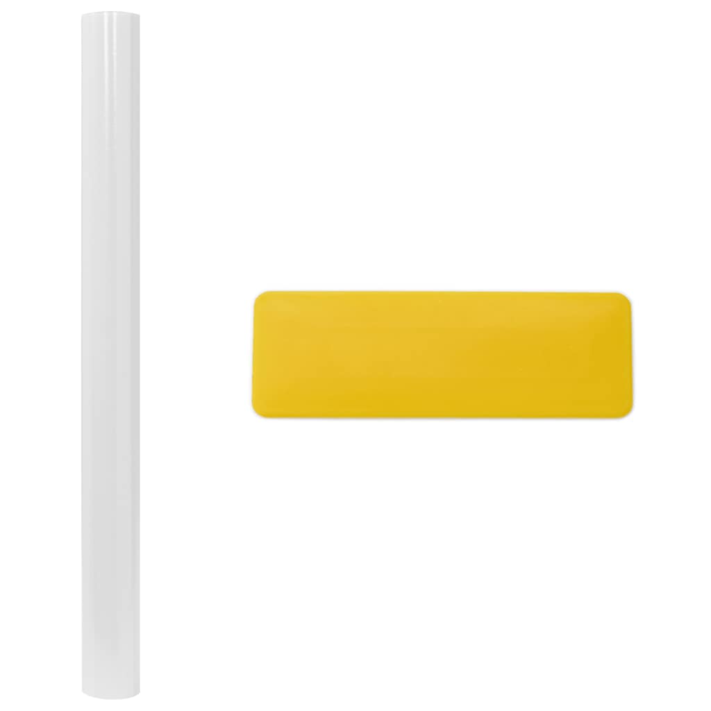 Pellicole per Finestre Smerigliate 2pz Motivo a Righe in PVC
