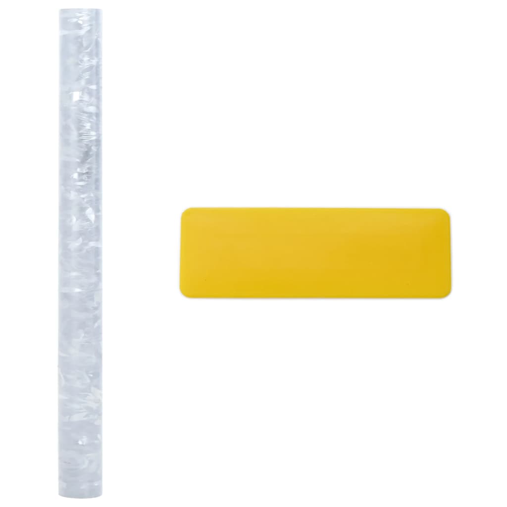 Pellicole per Finestre Smerigliate 2pz Motivo Fiore in PVC