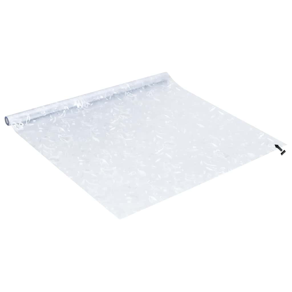 Pellicole per Finestre Smerigliate 4pz Motivo Fiore in PVC