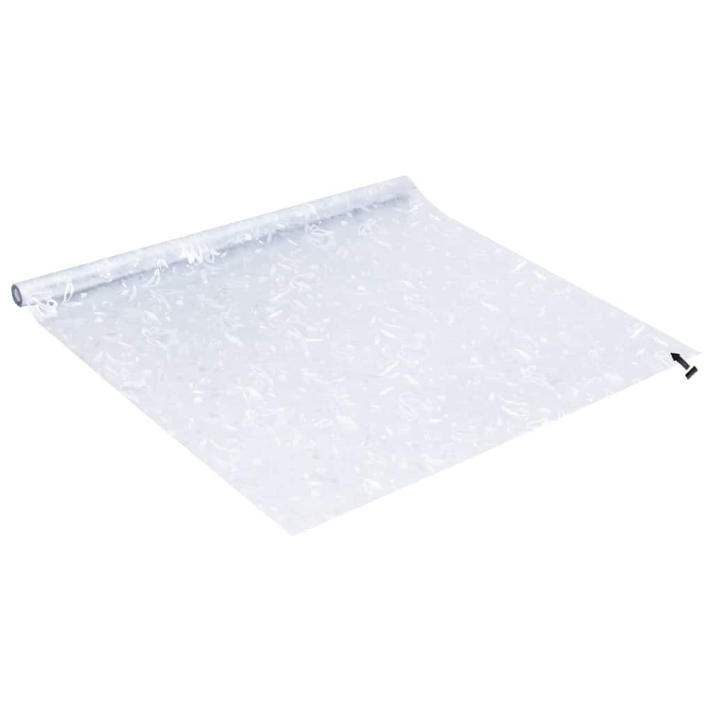 Pellicole per Finestre Smerigliate 4pz Motivo Fiore in PVC