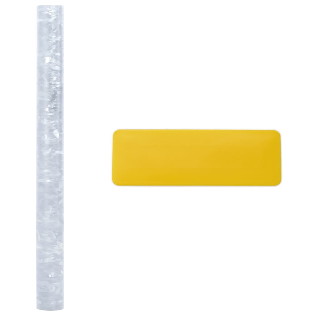 Pellicole per Finestre Smerigliate 4pz Motivo Fiore in PVC