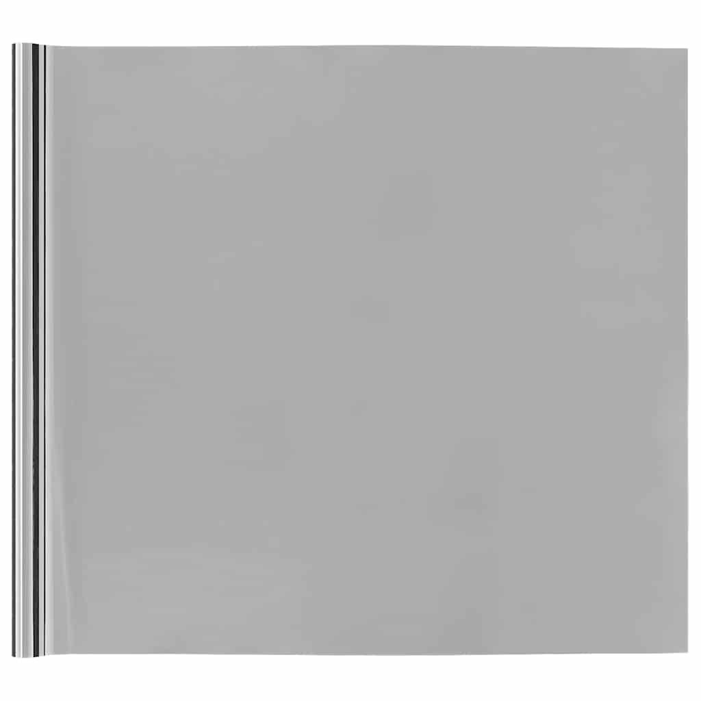 Pellicole Solari Statiche 3pz Effetto Riflettente Argento PVC