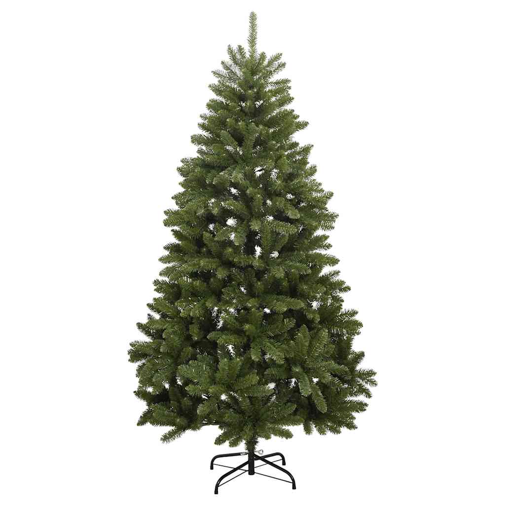 Albero Natale Incernierato con 300 LED e Palline 210 cm