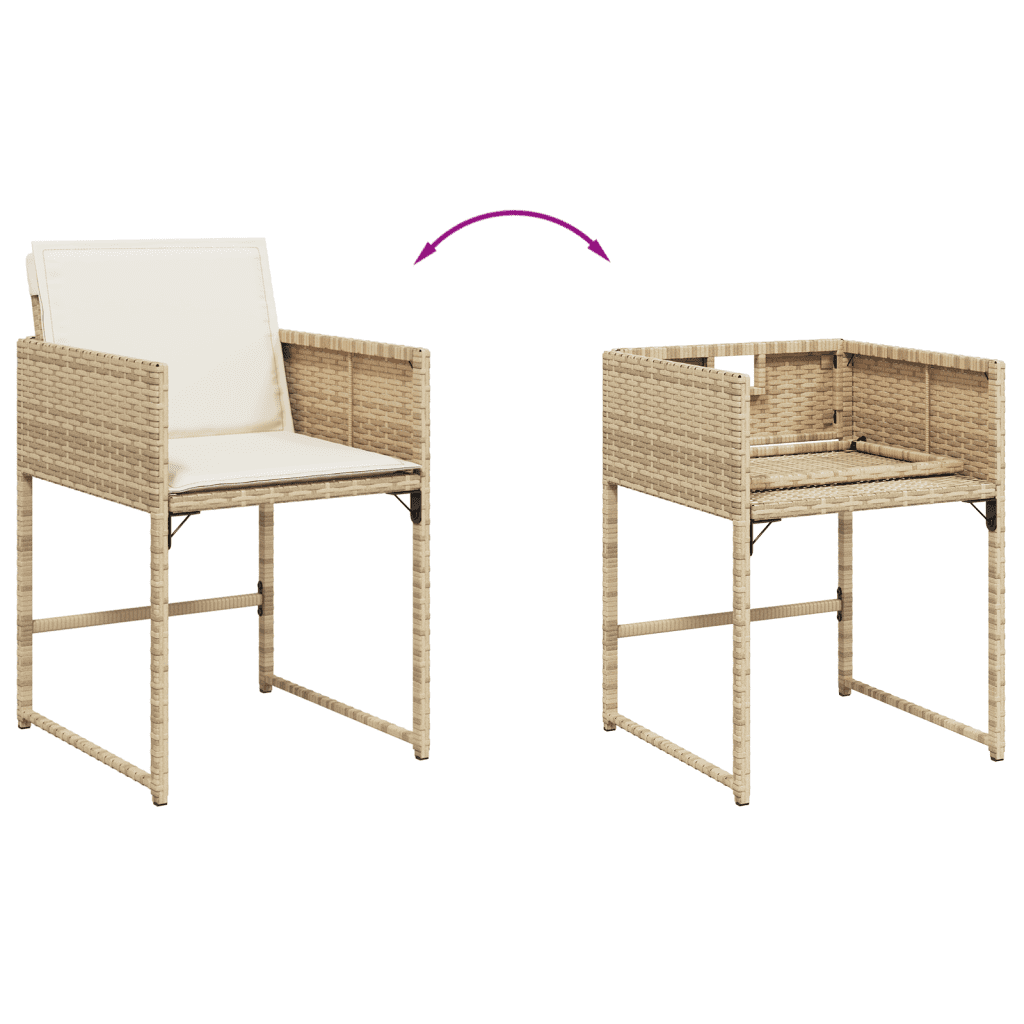 Set da pranzo da giardino 9 pz con tavolo in acacia e 8 sedie