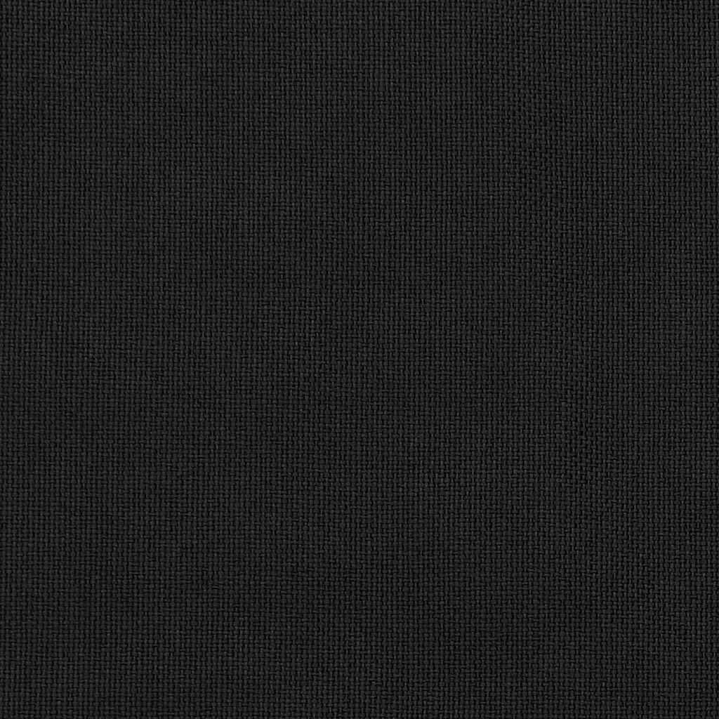 Tende Oscuranti con Ganci Effetto Lino 2 pz Nere 140x175 cm