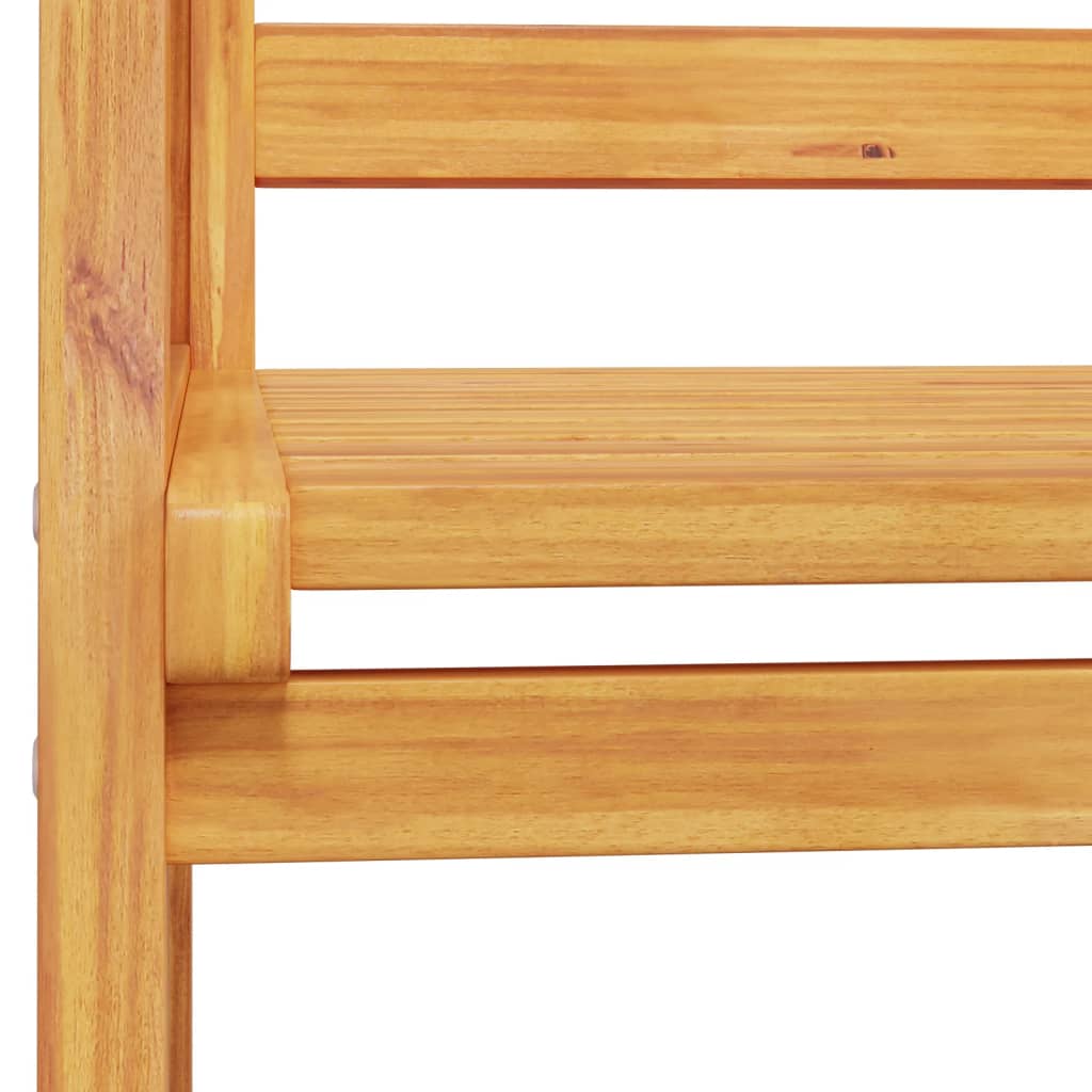 Set giardino 5 pz in acacia massello con tavolo e panche