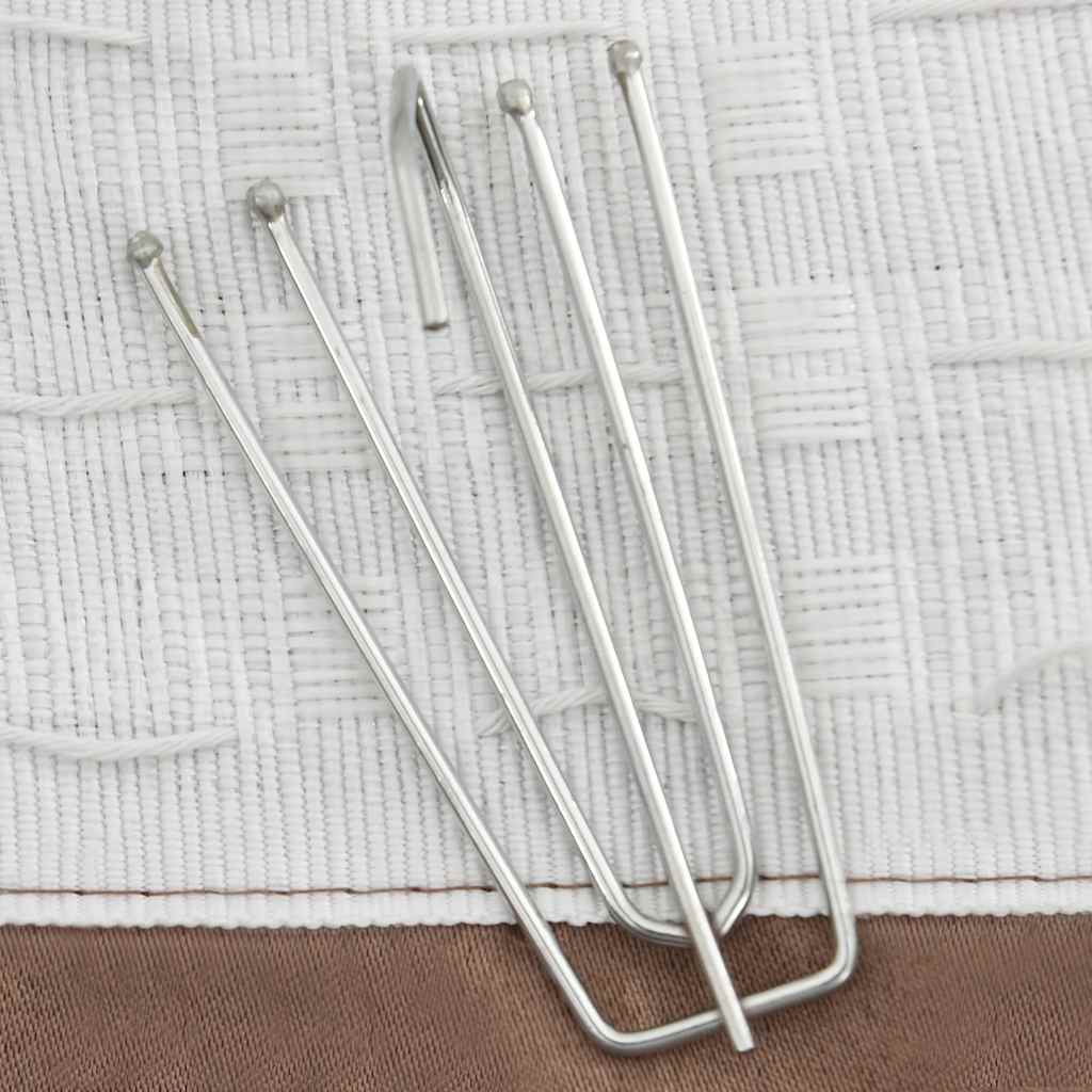 Tende Oscuranti con Ganci Effetto Lino 2 pz Talpa 140x225 cm