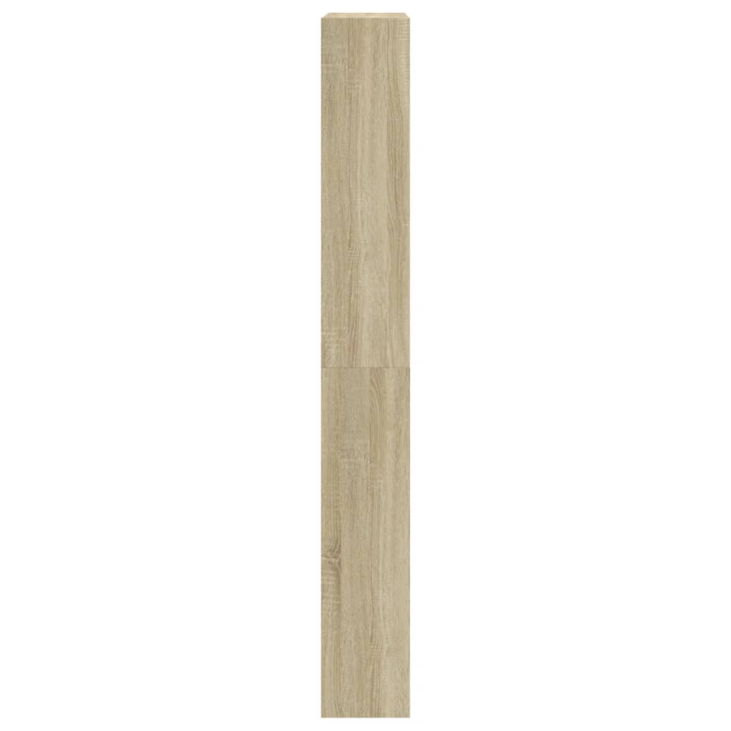 Scarpiera 4 Cassetti Ribaltabili Rovere Sonoma 80x21x163,5 cm