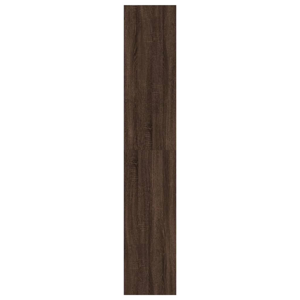 Scarpiera 4 Cassetti Ribaltabili Rovere Marrone 80x34x187,5 cm
