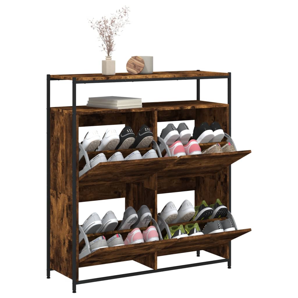 Mobile per scarpe Rovere Fumo