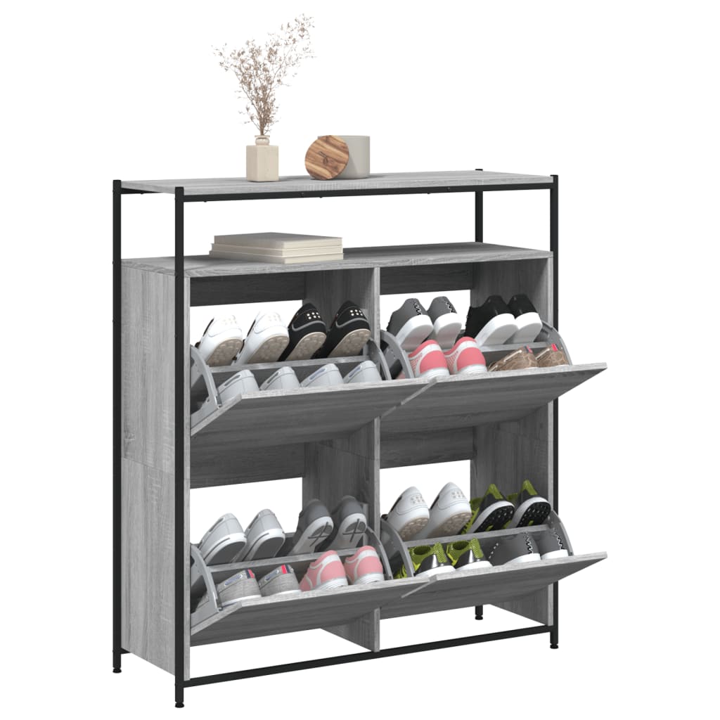 Mobile per scarpe Sonoma grigio