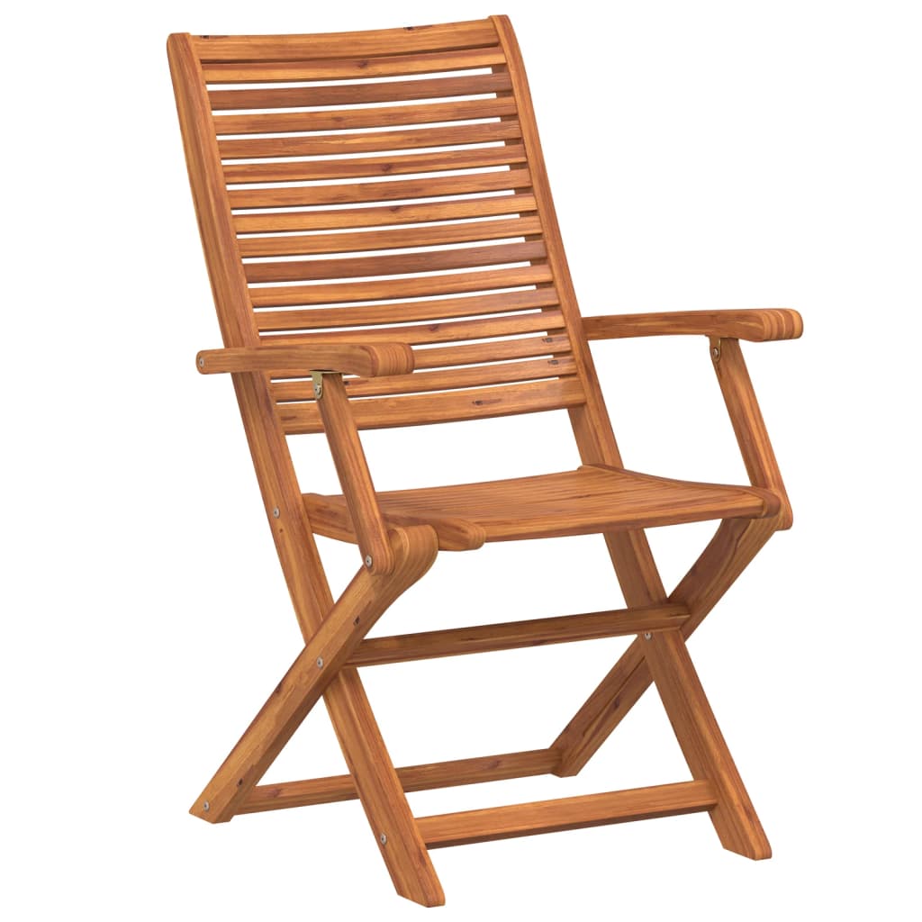 Sedie Pieghevoli 6 pz 57x66x95cm Legno Massello Acacia