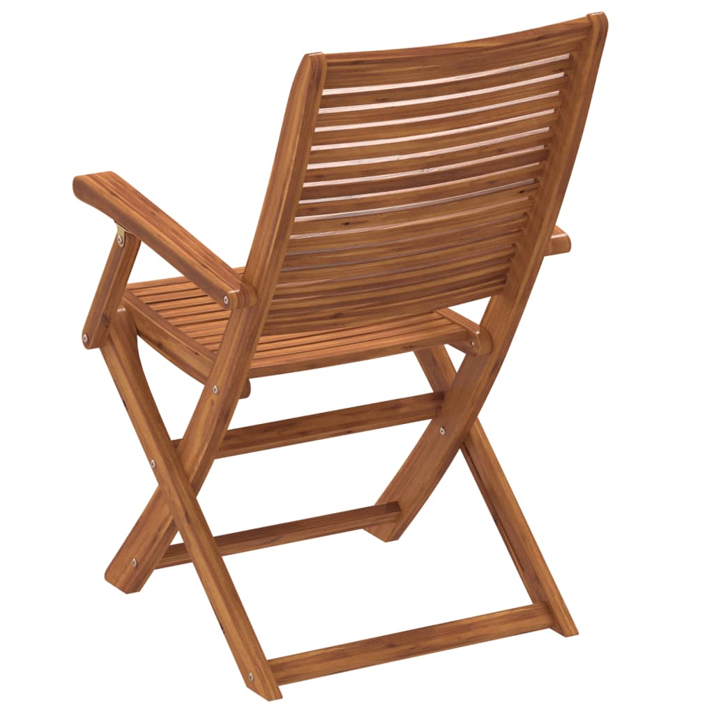 Sedie Pieghevoli 6 pz 57x66x95cm Legno Massello Acacia
