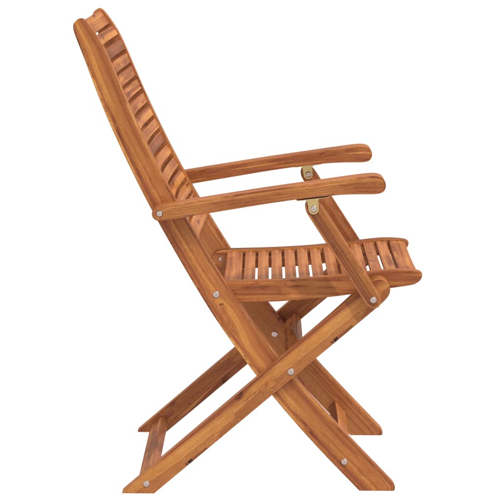 Sedie Pieghevoli 6 pz 57x66x95cm Legno Massello Acacia