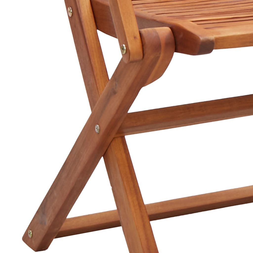 Sedie Pieghevoli 6 pz 57x66x95cm Legno Massello Acacia
