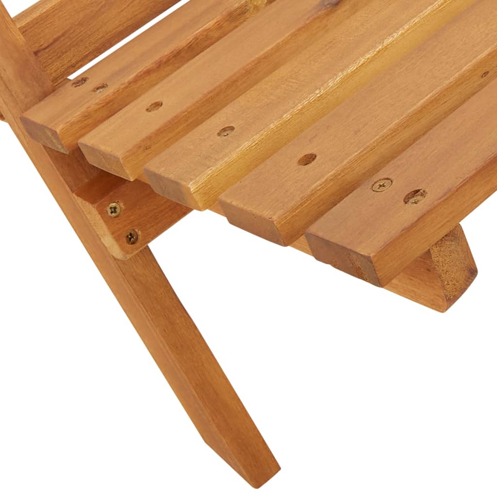 Sedie pieghevoli, 8 pezzi, in tessuto beige e legno massello