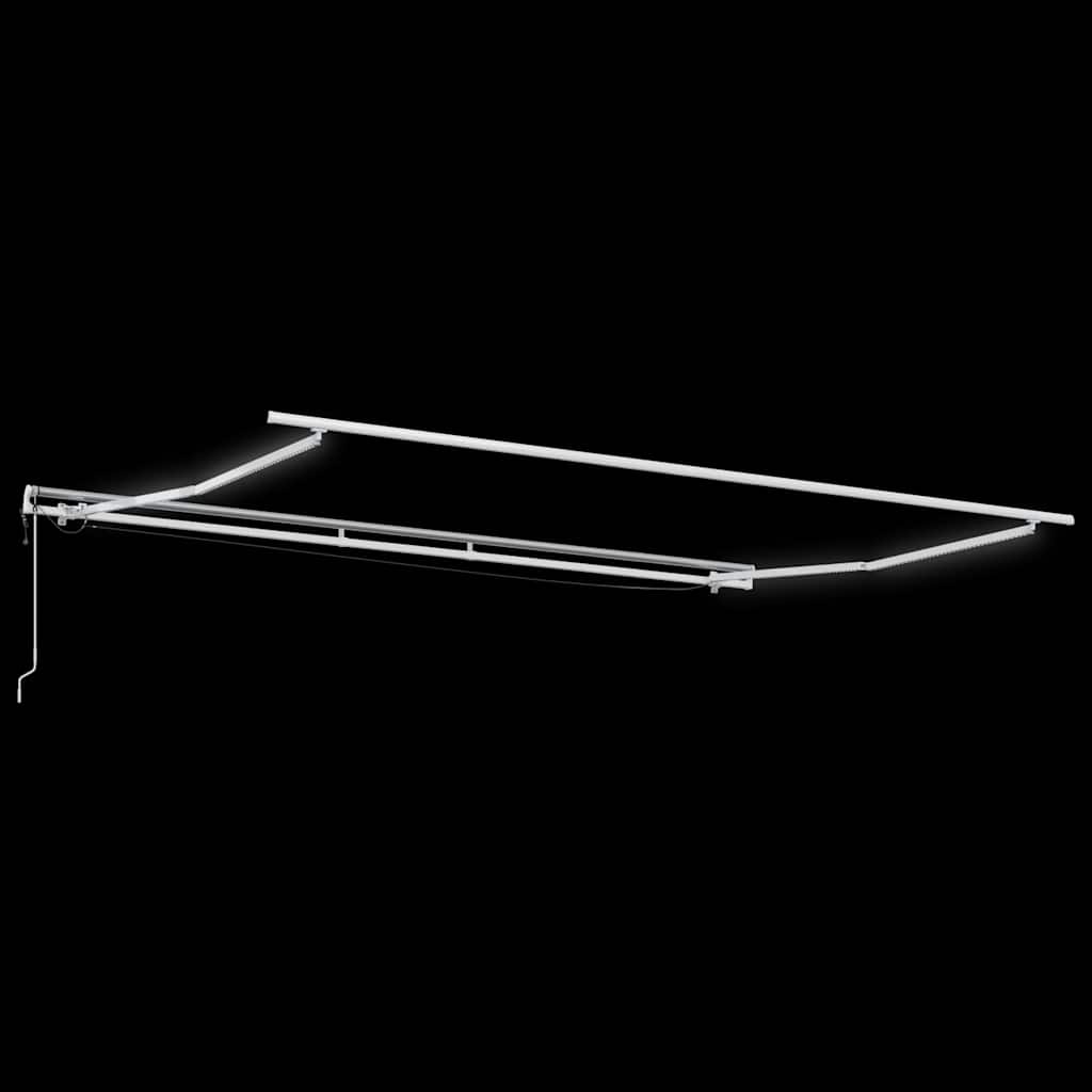 Tenda da Sole Retrattile Automatica con LED Bordò 400x300 cm