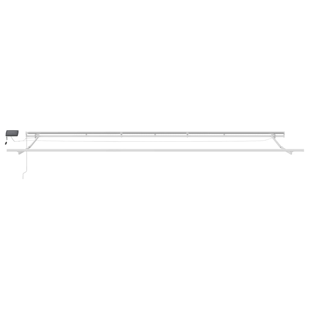 Tenda retrattile Borgogna 600 × 300 cm Tessuto e Alluminio