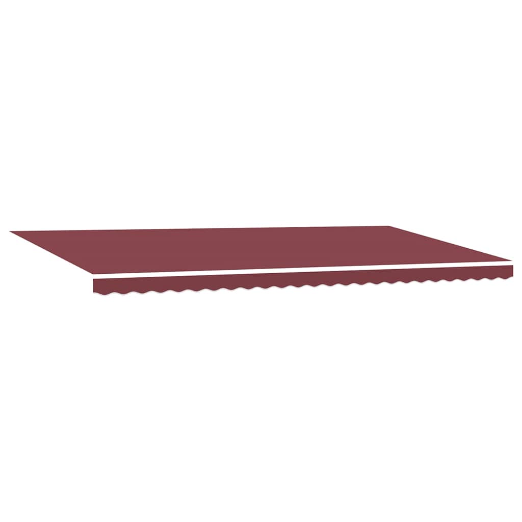 Tenda retrattile Borgogna 600 × 300 cm Tessuto e Alluminio