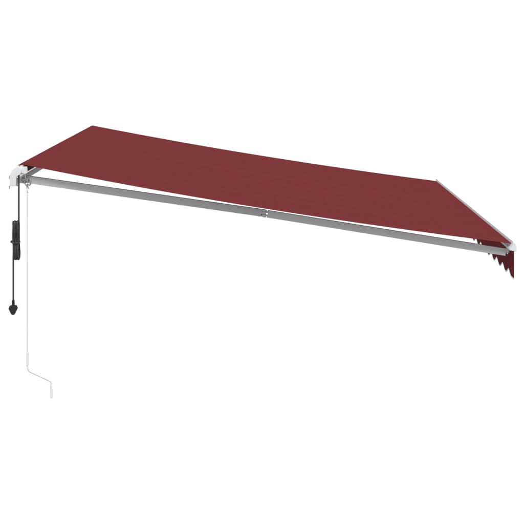 Tenda da Sole Retrattile Automatica Bordò 400x350 cm