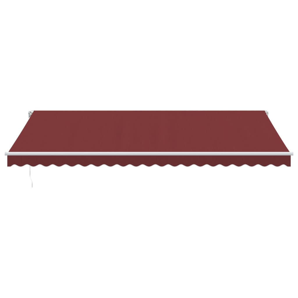 Tenda retrattile Borgogna 500 × 350 cm Poliestere e Alluminio
