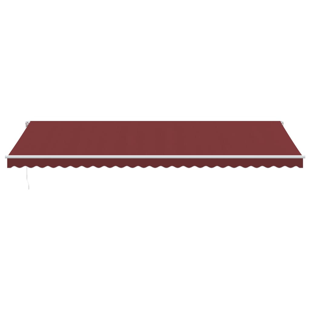 Tenda retrattile Borgogna e Bianco 600 × 350 cm