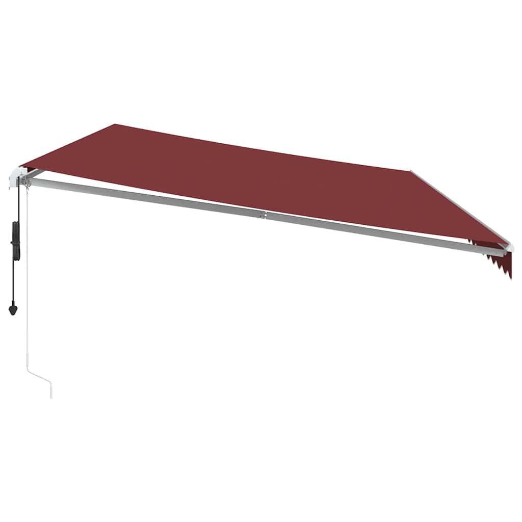 Tenda da Sole Retrattile Automatica Bordò 600x350 cm